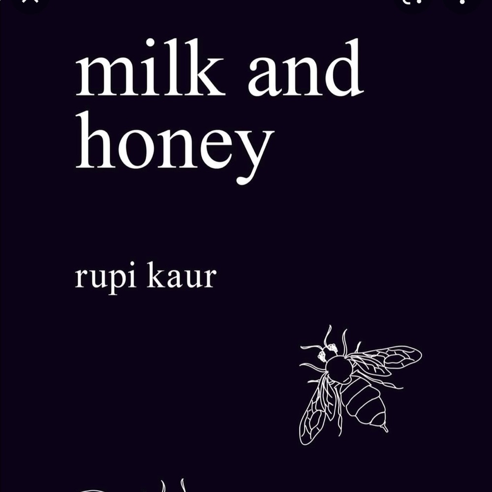Milk and honey book. This book is reserved